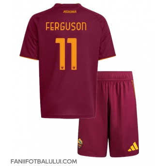 AS Roma Evan Ferguson #11 Echipament de Fotbal Replică 2025-26 Copii Acasa (+ Șorturi)